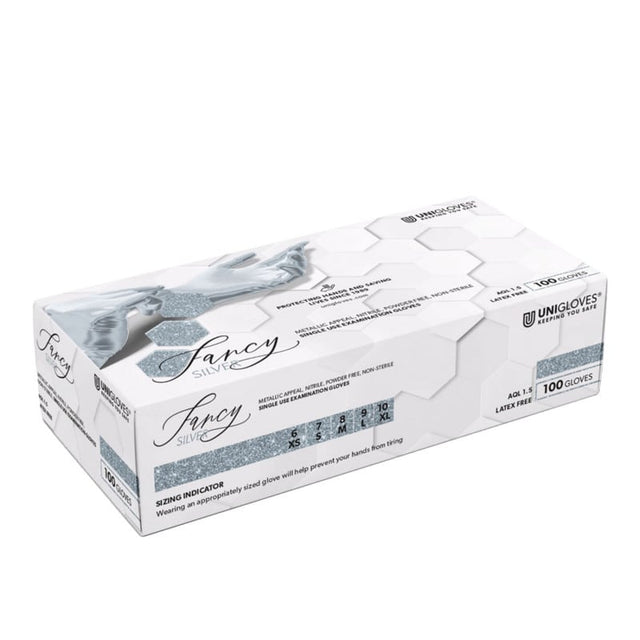 Fancy Silver Gloves - 100pcs