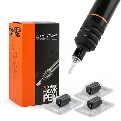 Box of 6 Cheyenne Disposable Grip D-Grip Ergo One Inch