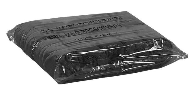 ELASTICATED BED COVER - 10pcs - BLACK