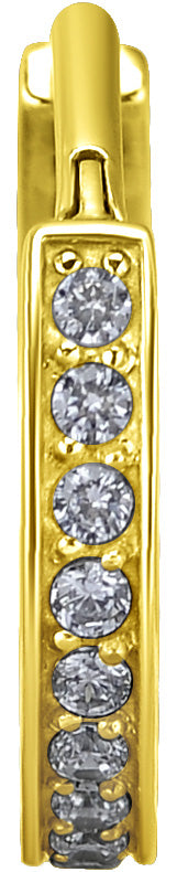 GD 316 HINGED RING (SINGLE ROW) SET W. ZIRCONIA