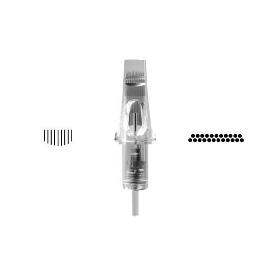 Transparent Craft Cartridges Cheyenne, 20pcs - 23 Soft Magnum 0,30mm Long Taper