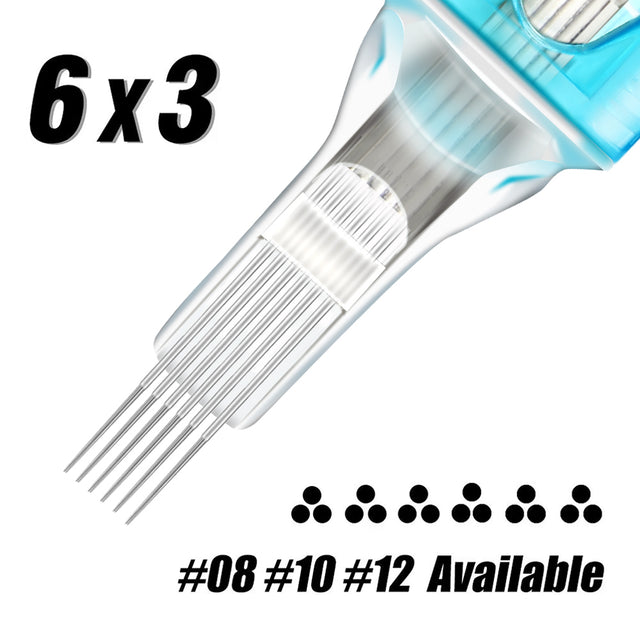 Jconly Vetar Cartridges - 03x6 Stipple Shader - 20pcs