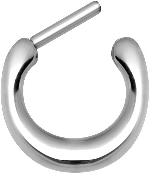 SS 316 SEPTUM CLICKER PLAIN OVAL PROFILE