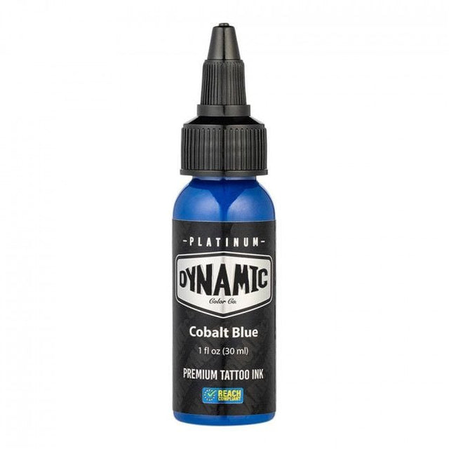 COBALT BLUE 30ml - DYNAMIC PLATINUM TATTOO INK - Reach compliant