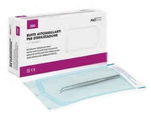 Self-seal sterilisation pouches - 135x260mm