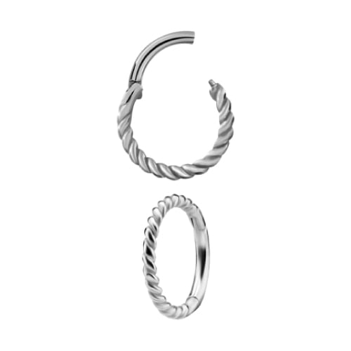SS 316 HINGED RING (TWISTED WIRE) 1,2x12mm
