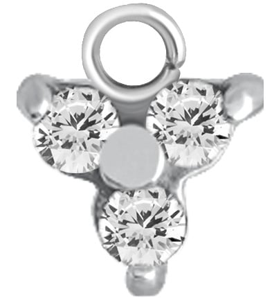 SS 316 CHARMS FOR SEGMENT RINGS - mod. 17