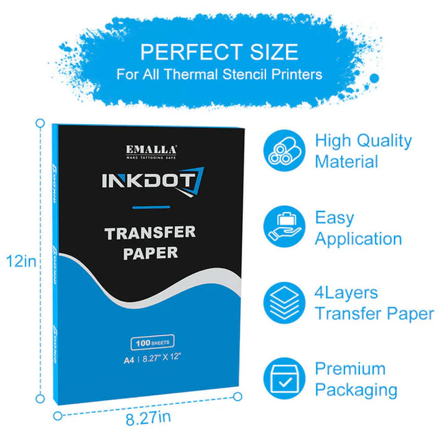 Emalla InkDot Stencil Paper - 21x30cm - 100 sheets