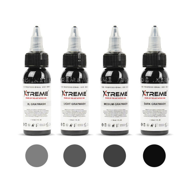 XTreme Ink - Graywash Set (4 x 30ml)