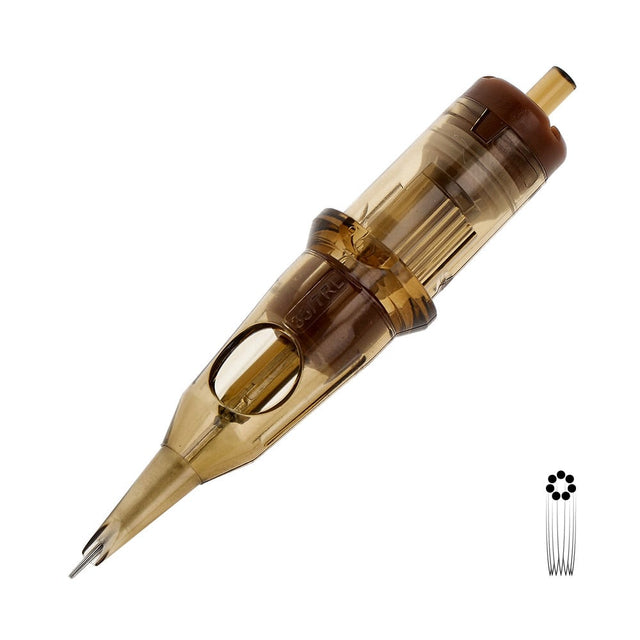 Kwadron Cartridges 0,35mm Long Taper Empty Round Liner 07RL