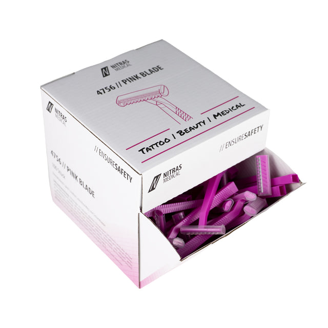Disposable razors Pink 100pcs