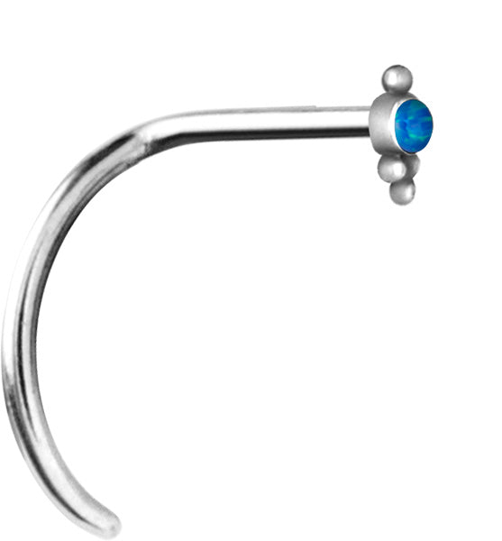 OPAL NOSESTUDS CURVED 0,8mm mod. 25