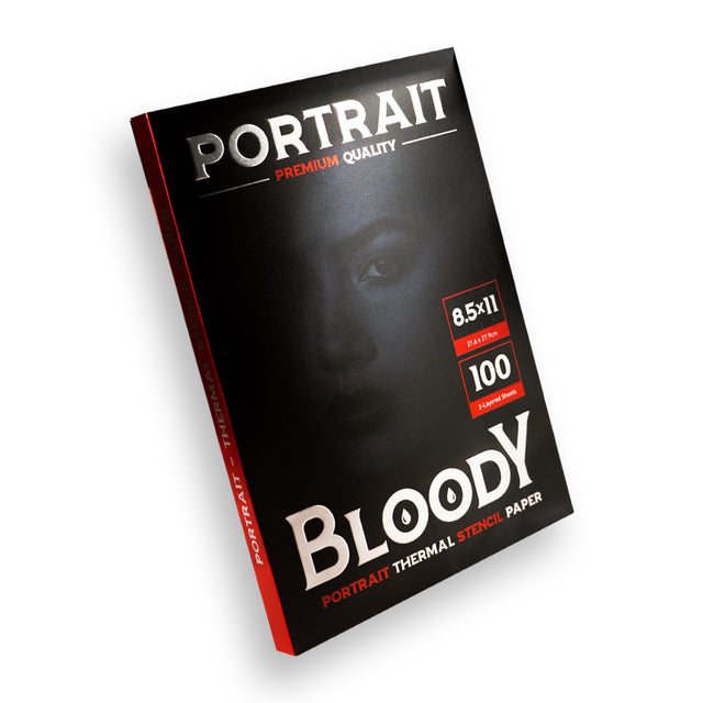 Bloody Portrait Thermal Stencil Paper - 21.6x27.9cm - 100 sheets