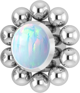 TT int CLUSTER HEAD W/OPAL 1,2mm WH 2,5mm