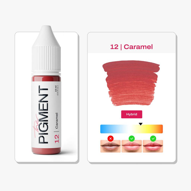 The Pigment Lips PMU - 12 Caramel (15 ml)