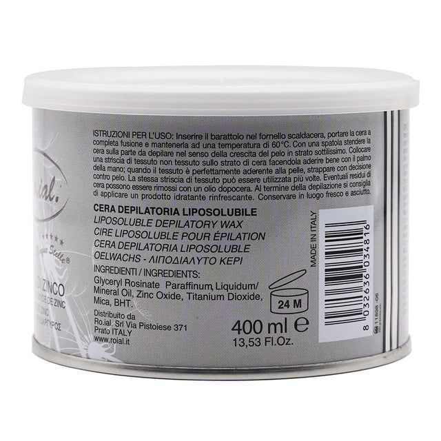 Wax Bottle 400ml - Zinc Oxide