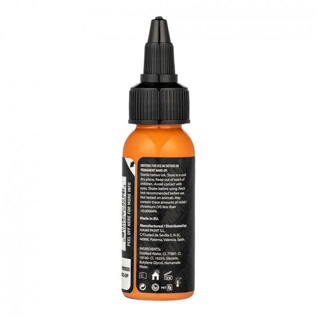BRIGHT ORANGE 30ml - DYNAMIC PLATINUM TATTOO INK - Reach compliant