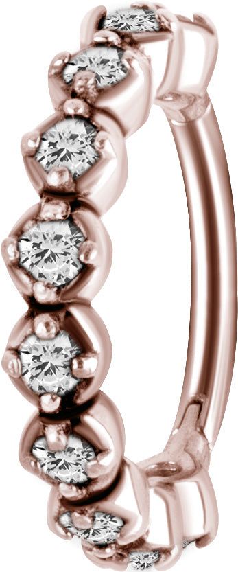 RG 316 HINGED RING W/ZIRCONIA mod.10