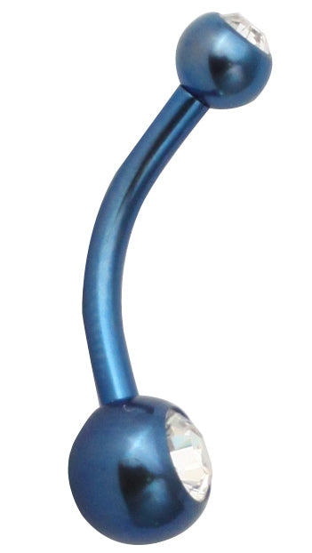 TT-DB DOUBLE JEWEL NAVEL BANANABELL 4&6mm