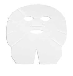 TNT white face mask - 25cm - Polybag 100pcs
