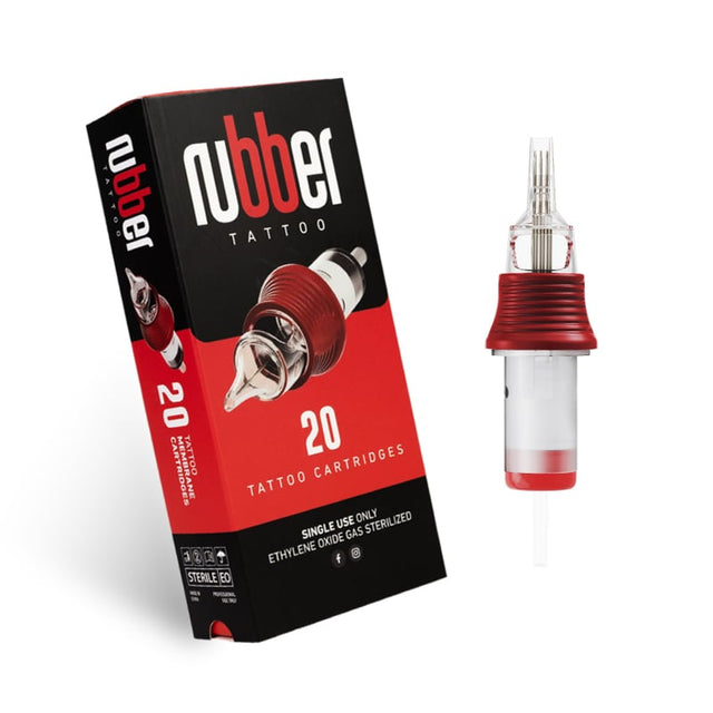 3X3RL BodySupply Rubber Tattoo Cartridges 20pcs - Long Taper