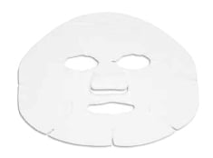 TNT white face mask - 22cm - Polybag 100pcs