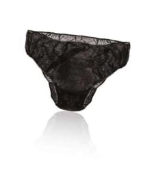 Unisex black briefs - Single pack - Polybag 20pcs
