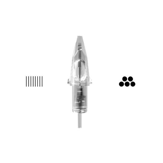 Transparent Craft Cartridges Cheyenne, 20pcs - 05 Magnum 0,35mm Long Taper