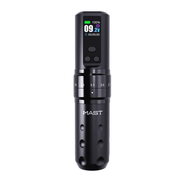 Dragonhawk Mast Fold 2 Pro Wireless Tattoo Pen - Black