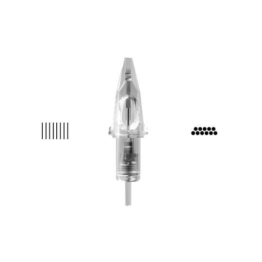 Transparent Craft Cartridges Cheyenne, 20pcs - 13 Magnum 0,35mm Long Taper