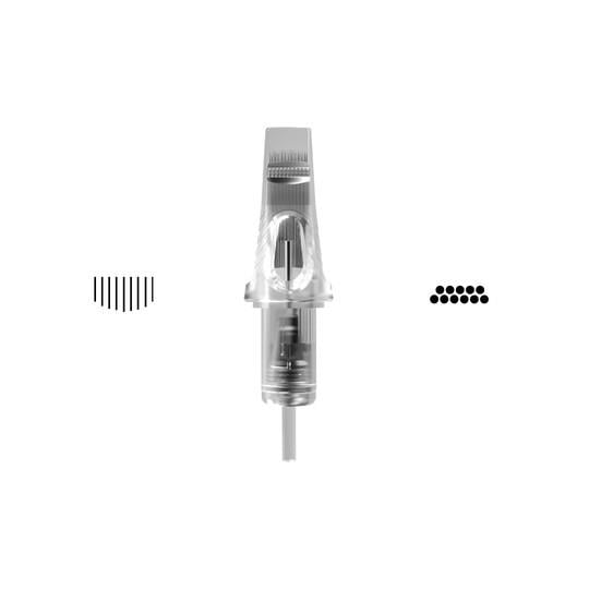 Transparent Craft Cartridges Cheyenne, 20pcs - 13 Soft Magnum 0,35mm Long Taper