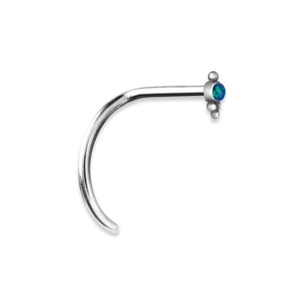 OPAL NOSESTUDS CURVED 0,8mm mod. 25
