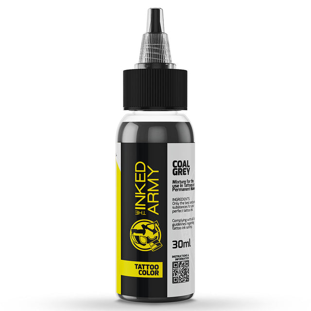 The Inked Army Tattoo Ink REACH - Coal Grey (30 ml)