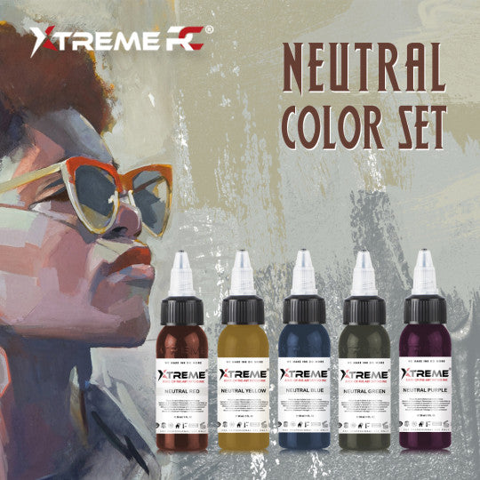 XTreme Ink - 5x30ml - NEUTRAL SET