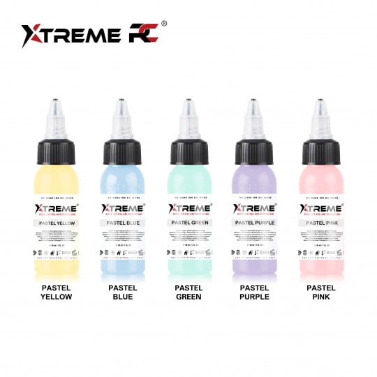 XTreme Ink - 5x30ml - PASTEL SET