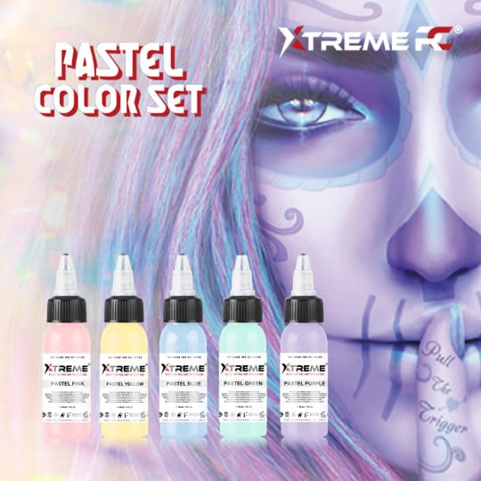XTreme Ink - 5x30ml - PASTEL SET
