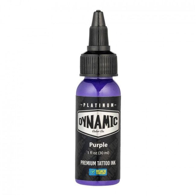 PURPLE 30ml - DYNAMIC PLATINUM TATTOO INK - Reach compliant