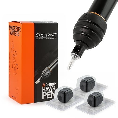 Box of 6 Cheyenne Disposable Grip D-Grip Ergo Round