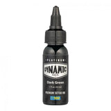 DARK GREEN 30ml - DYNAMIC PLATINUM TATTOO INK - Reach compliant