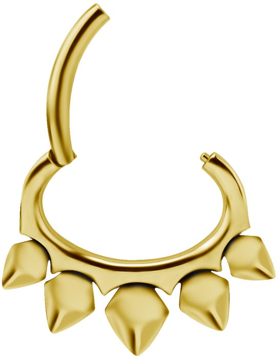 GD 316 HINGED SEPTUM & DAITH CLICKERS 1,2x6mm mod.14