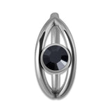 SS 316 JEWELLED HINGED RING ball 4mm