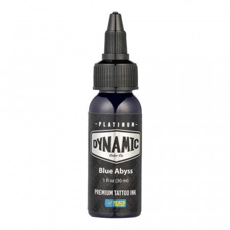 BLUE ABYSS 30ml - DYNAMIC PLATINUM TATTOO INK - Reach compliant