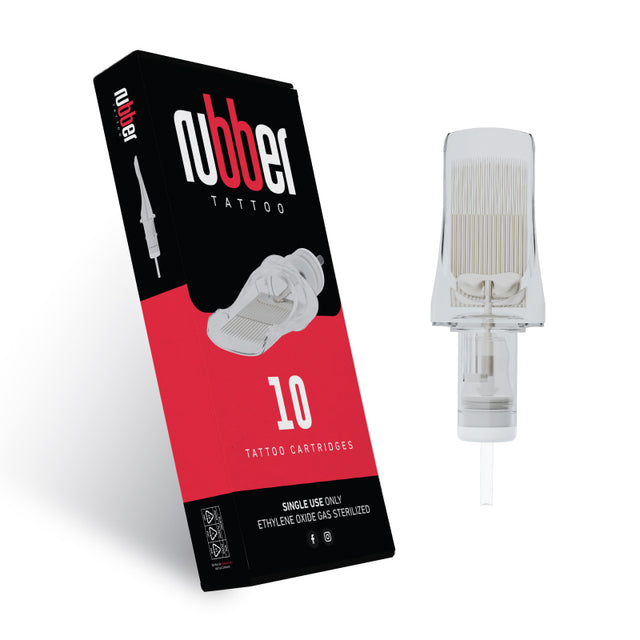 BodySupply Rubber Tattoo Cartridges 10pcs - 35 Mega Magnum - Long Taper