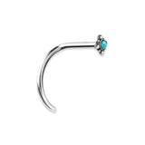 OPAL NOSESTUDS CURVED 0,8mm mod. 24