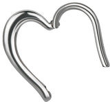 SS 316 HINGED HEART RING