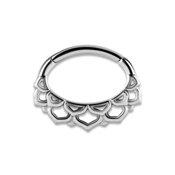 SS 316 HINGED SEPTUM & DAITH CLICKERS 1,2x6mm mod.6
