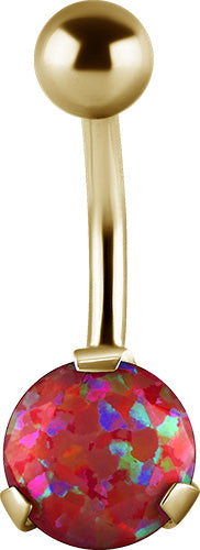 GD 316 8mm ROUND SYN OPAL BANANAS