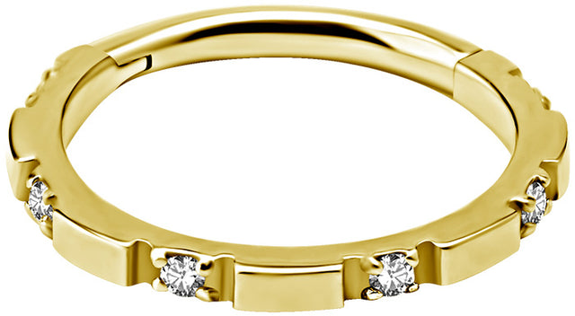 GD 316 HINGED RING SET with Jewels