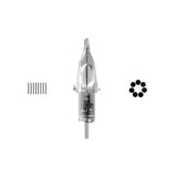 Transparent Craft Cartridges Cheyenne, 20pcs - 07 Shader 0,30mm Long Taper