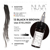 Nuva Colors PMU 15ml - 13 Black n Brown